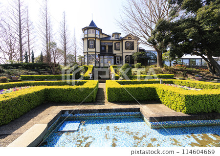 Kanagawa Prefecture, Yokohama City, Naka Ward, Yamate Western-style building Diplomat's residence at Italiayama Park 114604669