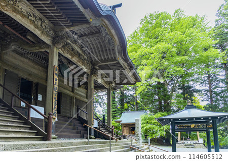 宮城縣湧谷町春天的見嶽山寺 114605512