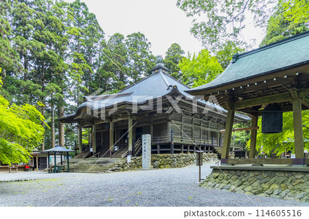 宮城縣湧谷町春天的見嶽山寺 114605516