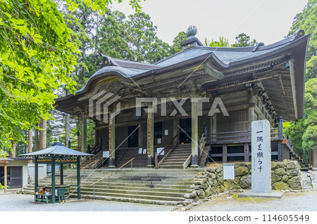 宮城縣湧谷町春天的見嶽山寺 宮城縣湧谷町春天的見嶽山寺 114605549