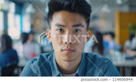 The asian man working in start up company of technology and innovation. AIG43. The asian man working in start up company of technology and innovation. AIG43. 114606944