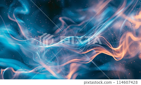 background with colored pink and blue smoke 114607428
