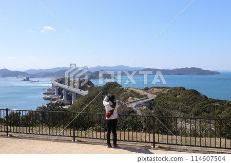 Scenery from Uzumachi Terrace (Hyogo Prefecture, Tokushima Prefecture, Onaruto Bridge) Scenery from Uzumachi Terrace (Hyogo Prefecture, Tokushima Prefecture, Onaruto Bridge) 114607504