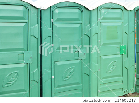 Public toilets are in the Park for cleanliness and hygiene Public toilets are in the Park for cleanliness and hygiene 114609218