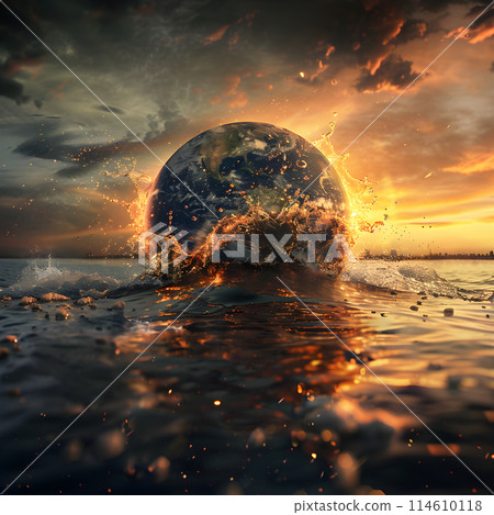 global boiling and climate change crisis earth global boiling and climate change crisis earth 114610118