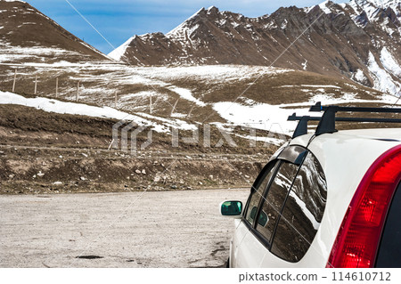 military road in Georgia 114610712