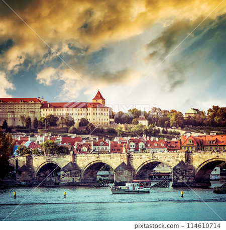 Charles Bridge and other sights in Prague 114610714
