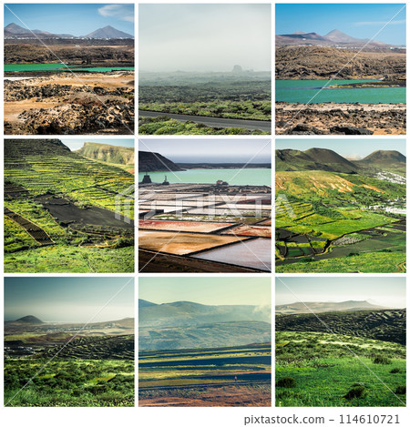 picturesque views and sights of Lanzarote in Canary islands picturesque views and sights of Lanzarote in Canary islands 114610721