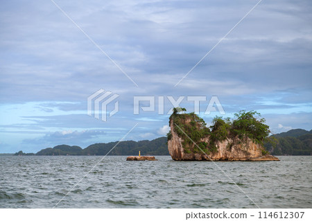 Landscape of Samana bay. Dominican republic 114612307