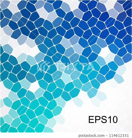 Blue Background from pebbles. Abstract vector template for presentation. eps 10 Blue Background from pebbles. Abstract vector template for presentation. eps 10 114612331