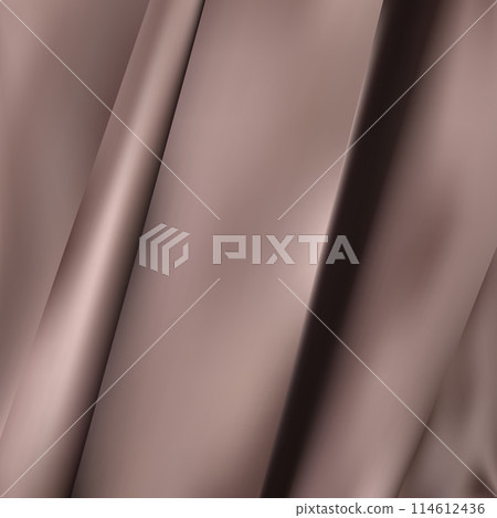 Beige brown crumpled fabric for creative background. Copy space. Vivid textile for wallpaper or design. eps 10 Beige brown crumpled fabric for creative background. Copy space. Vivid textile for wallpaper or design. eps 10 114612436