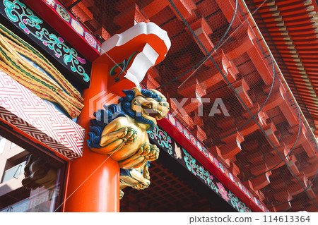 神田明神神社大門的裝飾 神田明神神社大門的裝飾 114613364