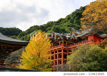 Autumn scenery at Yutoku Inari Shrine is a Shinto shrine in Kashima city at the south part of Saga Prefecture. Autumn scenery at Yutoku Inari Shrine is a Shinto shrine in Kashima city at the south part of Saga Prefecture. 114613685