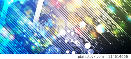 Technology abstract futuristic science background for internet business. Big data concept. Vector art. Technology abstract futuristic science background for internet business. Big data concept. Vector art. 114614066