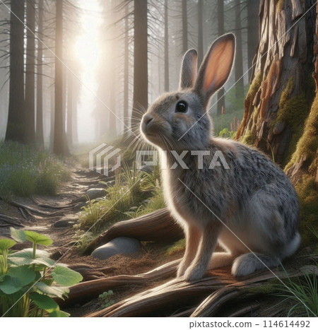Usagi in the forest 114614492