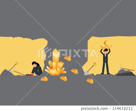 Job fatigue and success from work. destination, victory to success concept 114618211