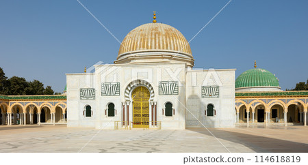 Mausoleum of Habib Bourgiba, first President of Republic of Tunisia. Monastir 114618819