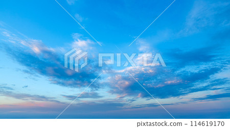 Sunset sky background Sunset sky background 114619170