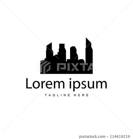 Modern City Building Logo Design, Luxurious and Simple Urban Architecture 114619219