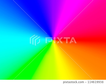 Colorful rainbow color circular color concentrated background image 114619938