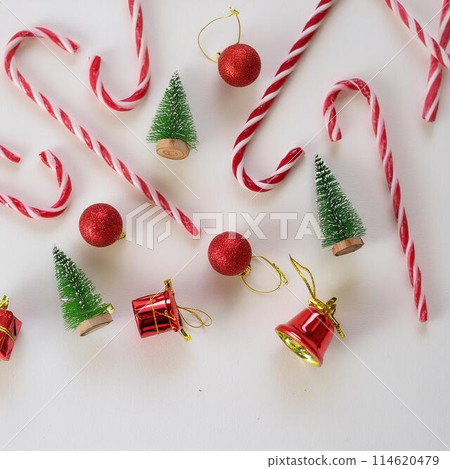 Red Christmas decorations Red Christmas decorations 114620479