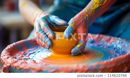 The beauty of creating something from nothing the art of pottery 114620766