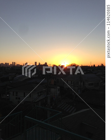 美麗的日出與城市景觀2 美麗的日出與城市景觀2 114620885