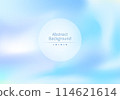 Gradual color background, blending blue and white, creates a quiet atmosphere 114621614
