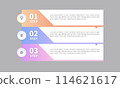 Modern style information chart, introduction step-by-step commercial timeline model 114621617