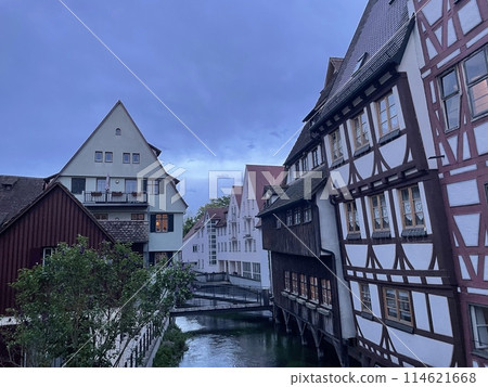 Ulm, Germany. Fisherman neighbor in the city center 114621668
