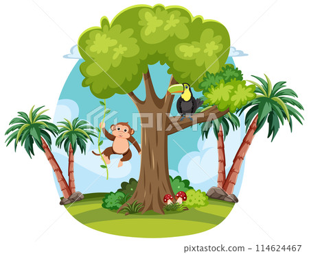 Jungle Friends in Harmony 114624467