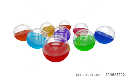 Gachagacha 膠囊 3DCG 插圖 Gachagacha 膠囊 3DCG 插圖 114625312