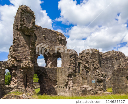 Ruins of an ancient castle (Abergavenny Castle, Wales, UK) Ruins of an ancient castle (Abergavenny Castle, Wales, UK) 114625327