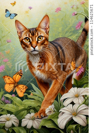 Virtual Abyssinian Wall Art. 114625671