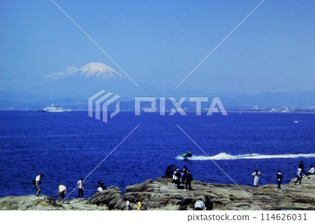 Mt. Fuji seen from Shonan Coast 114626031