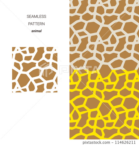 Seamless pattern animal 114626211