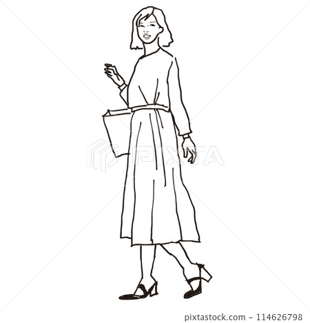 喜歡購物的女性 喜歡購物的女性 114626798