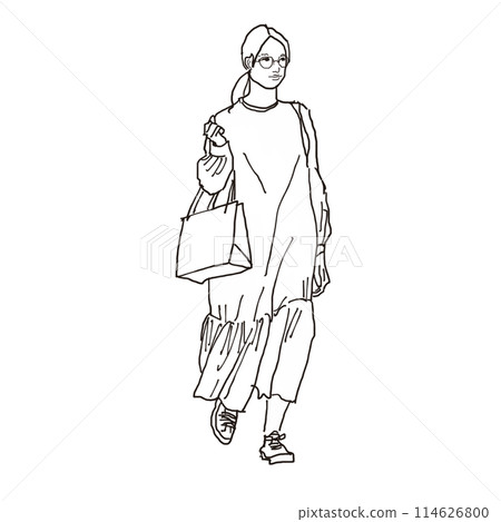 享受購物的優雅女人 享受購物的優雅女人 114626800