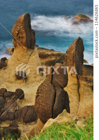 Taiwan's strange rock formations: Heping Island Park 114626865