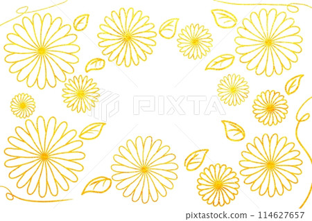 向日葵字母素材 114627657