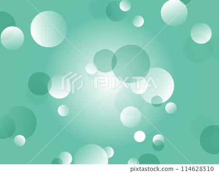 Refreshing polka dot background material with a refreshing feel_Emerald green 114628510