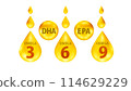 脂肪酸圖像插圖油歐米伽3歐米伽6歐米伽9DHA EPA透明圖像 114629229