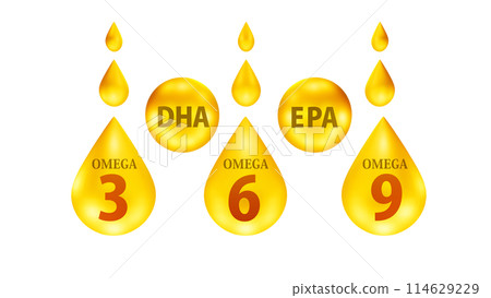脂肪酸圖像插圖油歐米伽3歐米伽6歐米伽9DHA EPA透明圖像 脂肪酸圖像插圖油歐米伽3歐米伽6歐米伽9DHA EPA透明圖像 114629229