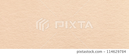 Texture of craft light beige paper background colors, macro. Structure of vintage kraft cream cardboard. 114629784