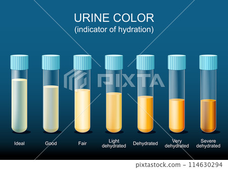 Test tubes with urine Test tubes with urine 114630294
