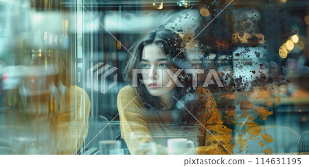 Depersonalization-derealization disorder - person and reftection 114631195