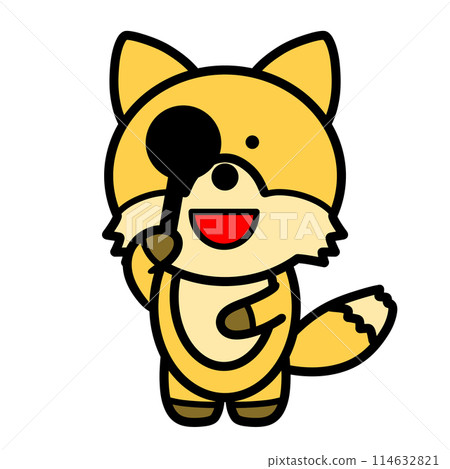 一隻狐狸正在做視力測試 114632821