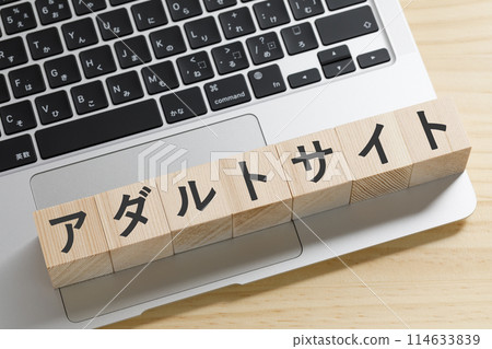 A building block with the words "adult site" written on it A building block with the words "adult site" written on it 114633839