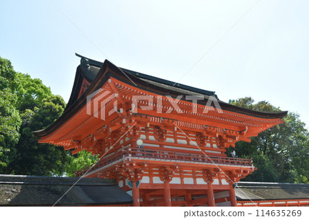 Shimogamo Shinto shrine gate Shimogamo Shinto shrine gate 114635269