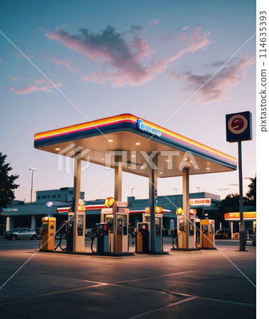 gas station  114635393
